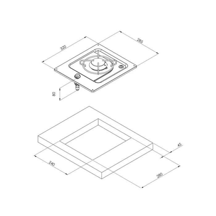 CAN Tek Gözlü Ocak - Görsel 2