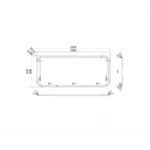 Babarvy 120x50cm 90° Amortisörlü Karavan Camı / Pencere - Görsel 9