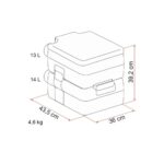 Fiamma Bi-Pot 39 Portatif Tuvalet - Görsel 4