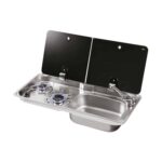 ÇİFT GÖZLÜ AYRIK CAM KAPAKLI KOMBINASYONLU OCAK