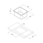 DİKDÖRTGEN EVİYE - Görsel 2