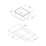 DİKDÖRTGEN EVİYE - Görsel 2