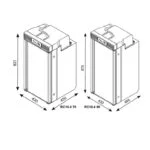 Dometic RC 10.4T 90L 12 Volt Kompresörlü Buzdolabı - Görsel 10