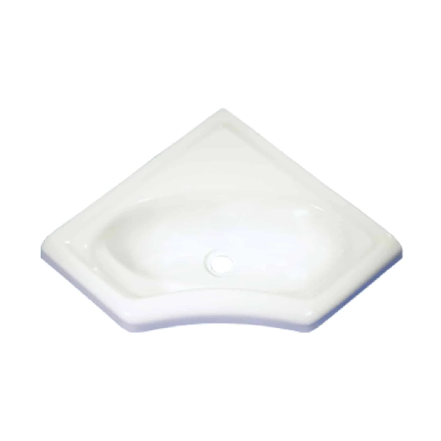 Comet Fiber Köşe Banyo Eviyesi - Görsel 1