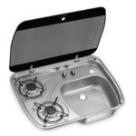 Dometic HSG 2445 Karavan için 2li Ocak + Lavabo