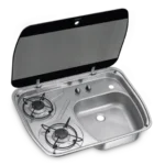 Dometic HSG 2445 Karavan için 2li Ocak + Lavabo