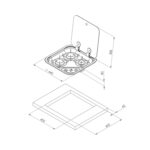 KARE ÜÇ GÖZLÜ OCAK - Görsel 2