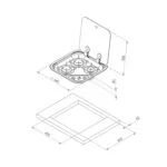 KARE ÜÇ GÖZLÜ OCAK - Görsel 2