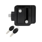 Kilitli Dış Kapı Kolu (Siyah)