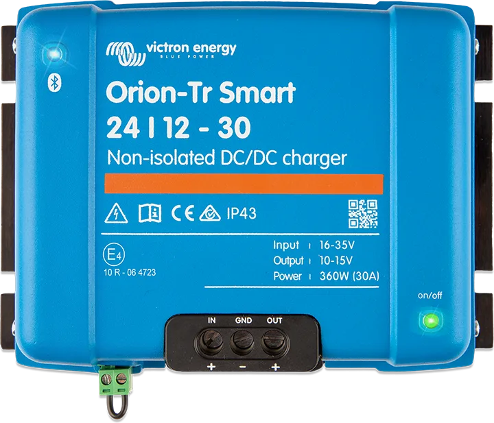 24/24V 17A İzolesiz DC DC Şarj Cihazı Charger Bluetooth Özellikli, ORI242440140, Victron - Görsel 1
