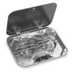 Dometic PI8062M Smev Cam Kapaklı İkili Ocak