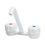 Comet Plastik Beyaz Renk Sıcak Soğuk Musluk