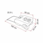 Fiamma 23 Litre Temiz Su Tankı (Mavi) - Görsel 5