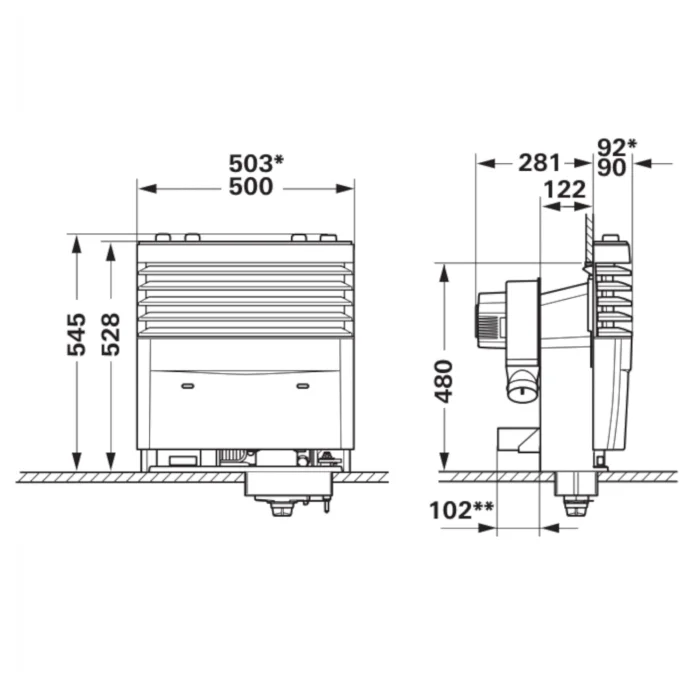 Truma S 3004 Gazlı Karavan ısıtıcı - Görsel 3