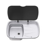 Thetford Kapaklı Dikdörtgen Damlalıklı Eviye (Sol) (Kopya)