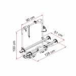 Fiamma Caravan XL A PRO Bisiklet Taşıyıcısı - Görsel 2
