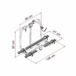 Fiamma Caravan XL A Pro 200 Bisiklet Taşıyıcısı - Görsel 2