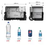 Acopower X30A 12/24/220Volt Akülü/Kablolu 30Litre Kompresörlü Outdoor Oto Buzdolabı - Görsel 6