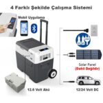Acopower X50A 12/24/220Volt Akülü/Kablolu 50Litre Kompresörlü Outdoor Oto Buzdolabı - Görsel 4