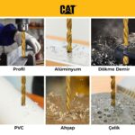 CAT DA02901 16 Parça Profesyonel Titanyum Kaplama HSS Metal Delici Matkap Ucu - Görsel 5