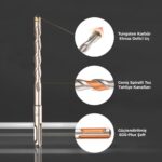 CAT DA03902 17 Parça Tungsten Karbür SDS-Plus Beton Kırıcı/Delici Matkap Ucu - Görsel 7