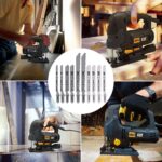 CAT DA06901 10 Parça Profesyonel Metal/Ahşap Hassas/Kaba Kesim Dekupaj Testere Ucu - Görsel 5