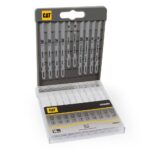 CAT DA06902 10 Parça Profesyonel Ahşap Hassas/Kaba/Düz/Kavisli Kesim Dekupaj Testere Ucu - Görsel 2