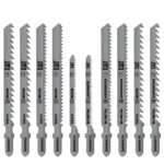 CAT DA06902 10 Parça Profesyonel Ahşap Hassas/Kaba/Düz/Kavisli Kesim Dekupaj Testere Ucu - Görsel 3