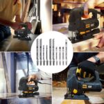 CAT DA06903 10 Parça Profesyonel Metal/Ahşap Hassas/Kaba Kesim Dekupaj Testere Ucu - Görsel 5