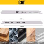 CAT DA07005 228mm 2 Parça Profesyonel Metal/Çivili Ahşap Kesme Tilki Kuyruğu Testere Ucu - Görsel 2