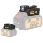 CAT DA18099 18Volt 2A Çift Çıkışlı USB Port + LED Fener (Akü Dahil Değildir) - Görsel 2