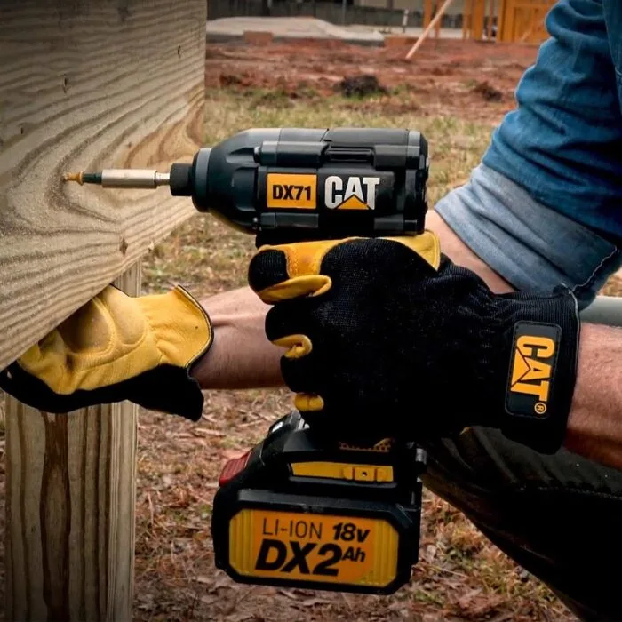 CAT DX12K 18Volt/2.0Ah Li-ion Çift Akülü Kömürsüz Profesyonel Şarjlı Darbeli Matkap + DX71 Kömürsüz Darbeli Tornavida Kombo Set - Görsel 4