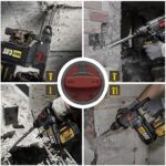 CAT DX21 18Volt 4.0Ah 2.2J Li-ion Çift Akülü Şarjlı Kömürsüz Profesyonel SDS-Plus Pnömatik Kırıcı/Delici - Görsel 9