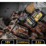 CAT DX21B 18Volt 2.2J Kömürsüz Profesyonel SDS-Plus Pnömatik Kırıcı/Delici (Akü Dahil Değildir) - Görsel 7