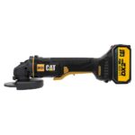 CAT DX31BC 18Volt 2.0Ah Li-ion 115mm Tek Akülü Kömürsüz Profesyonel Avuç Taşlama - Görsel 2
