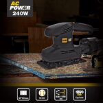 CAT DX45 240Watt Profesyonel Devir Ayarlı Titreşimli Zımpara - Görsel 3