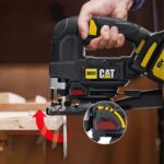 CAT DX51BC 18Volt 2.0Ah Li-ion Tek Akülü Profesyonel Kömürsüz Dekupaj Testere - Görsel 7