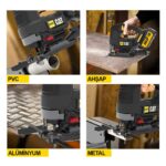 CAT DX51BC 18Volt 2.0Ah Li-ion Tek Akülü Profesyonel Kömürsüz Dekupaj Testere - Görsel 10