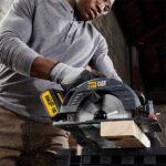 CAT DX53BC 18Volt 2.0Ah Li-ion 185mm Tek Akülü Kömürsüz Profesyonel Daire Testere - Görsel 4