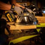 CAT DX53BC 18Volt 2.0Ah Li-ion 185mm Tek Akülü Kömürsüz Profesyonel Daire Testere - Görsel 8