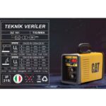 CAT DZ161 160 Amper TIG LIFT/MMA Çanta Tipi Profesyonel Dijital İnverter Kaynak Makinesi - Görsel 3