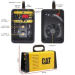 CAT DZ201 200 Amper TIG LIFT/MMA Çanta Tipi Profesyonel Dijital İnverter Kaynak Makinesi - Görsel 6