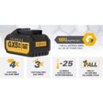 CAT GXB5 18Volt/5.0Ah GRAPHENE Li-Polimer ONE FOR ALL Profesyonel Yedek Akü - Görsel 3