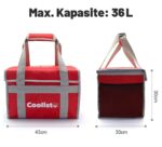 Coolist CL36R 36 Litre Katlanabilir Termos Bez Çanta / Buzluk - Görsel 3