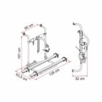 Fiamma Pro İkili Bisiklet Taşıyıcı (Semi Entegre) - Görsel 2