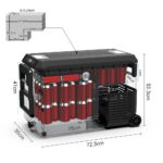 ICECO JP50PRO 12/24Volt 47 Litre Tekerlekli Outdoor Kompresörlü Oto Buzdolabı/Dondurucu - Görsel 6