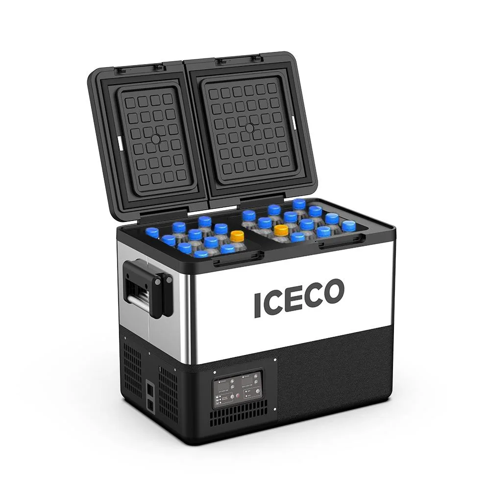 ICECO TCD55 12/24Volt 55 Litre Çift Bölmeli Outdoor Kompresörlü Oto Buzdolabı/Dondurucu - Görsel 1