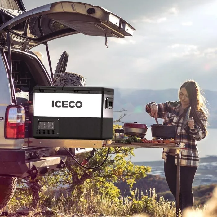 ICECO TCD55 12/24Volt 55 Litre Çift Bölmeli Outdoor Kompresörlü Oto Buzdolabı/Dondurucu - Görsel 3