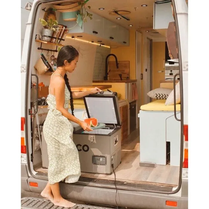 ICECO YCD90 12/24Volt 220Volt 90 Litre Çift Bölmeli Outdoor Kompresörlü Oto Buzdolabı/Dondurucu - Görsel 2