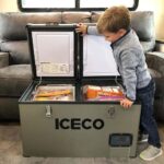 ICECO YCD90 12/24Volt 220Volt 90 Litre Çift Bölmeli Outdoor Kompresörlü Oto Buzdolabı/Dondurucu - Görsel 9